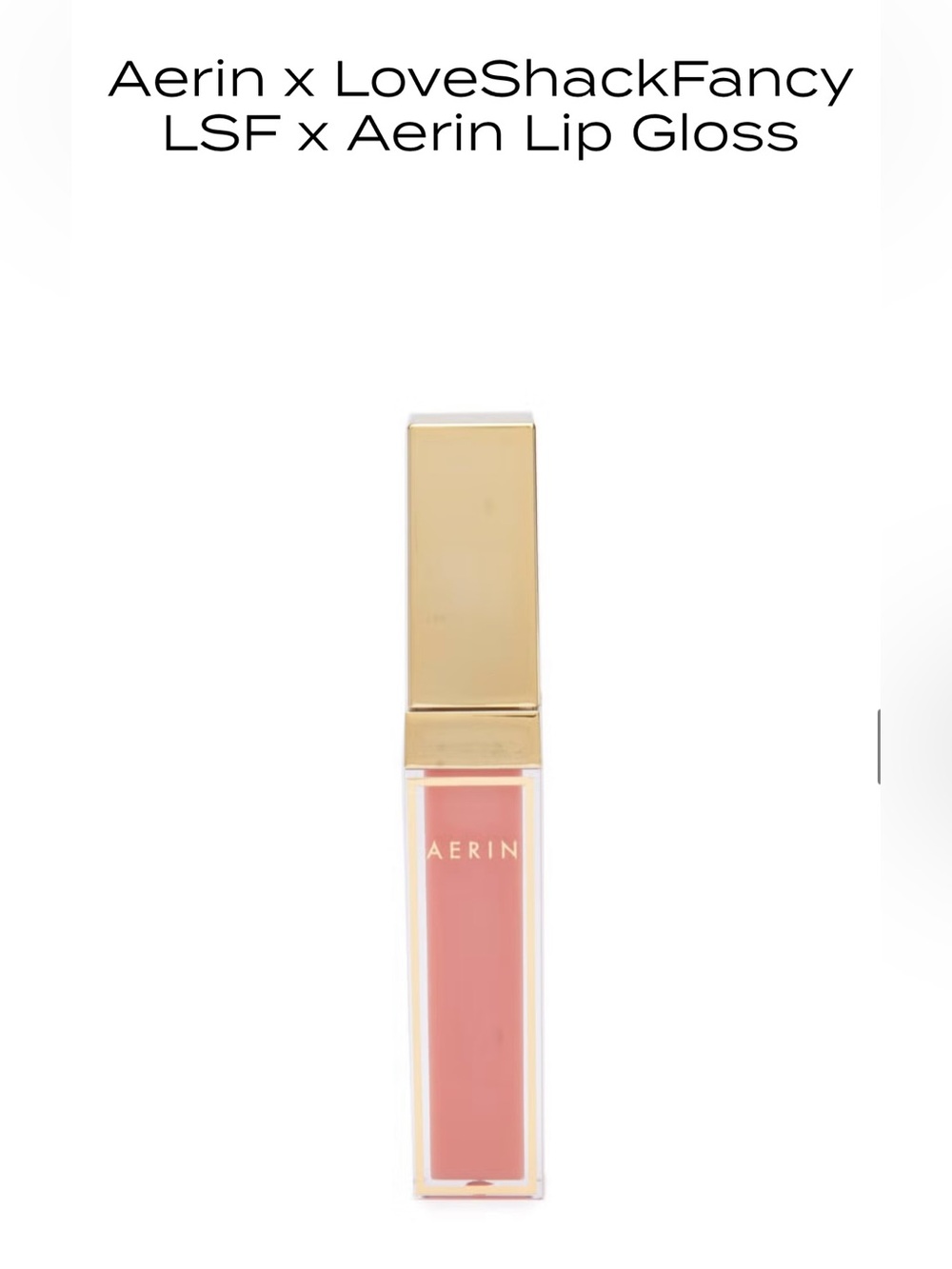 NIB DS Aerin X LSF Wild Geranium Lip Gloss